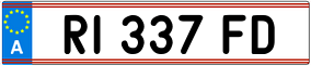 Truck License Plate